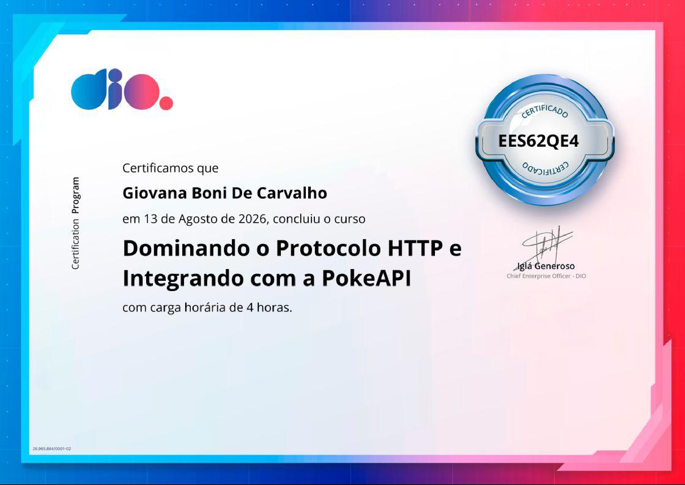 Certificado HTTP - DIO