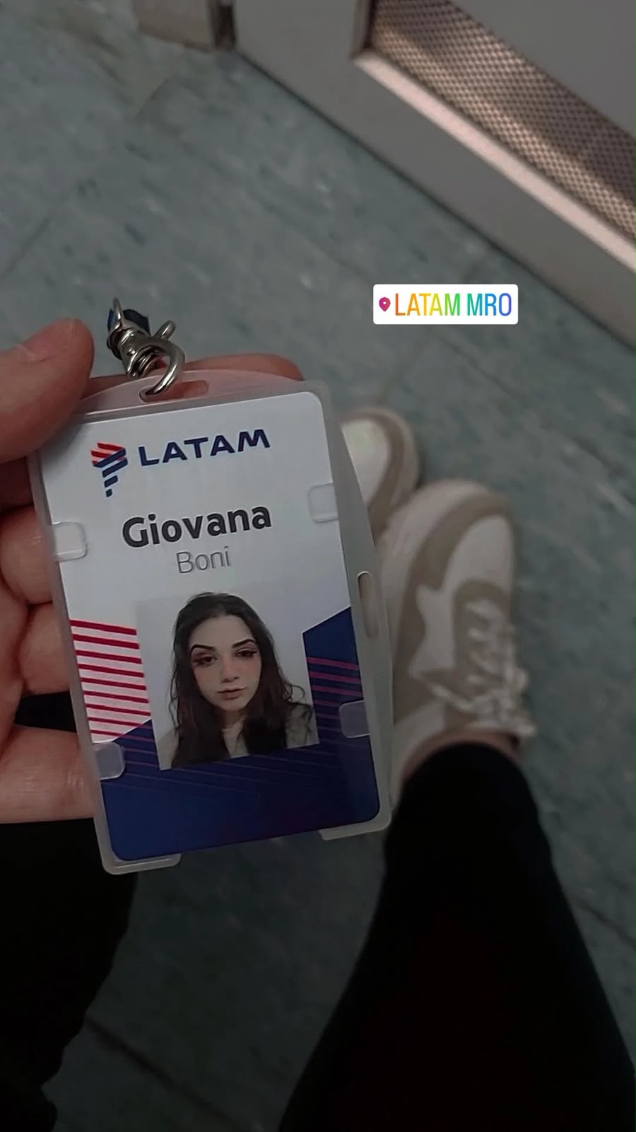 Minha foto na latam